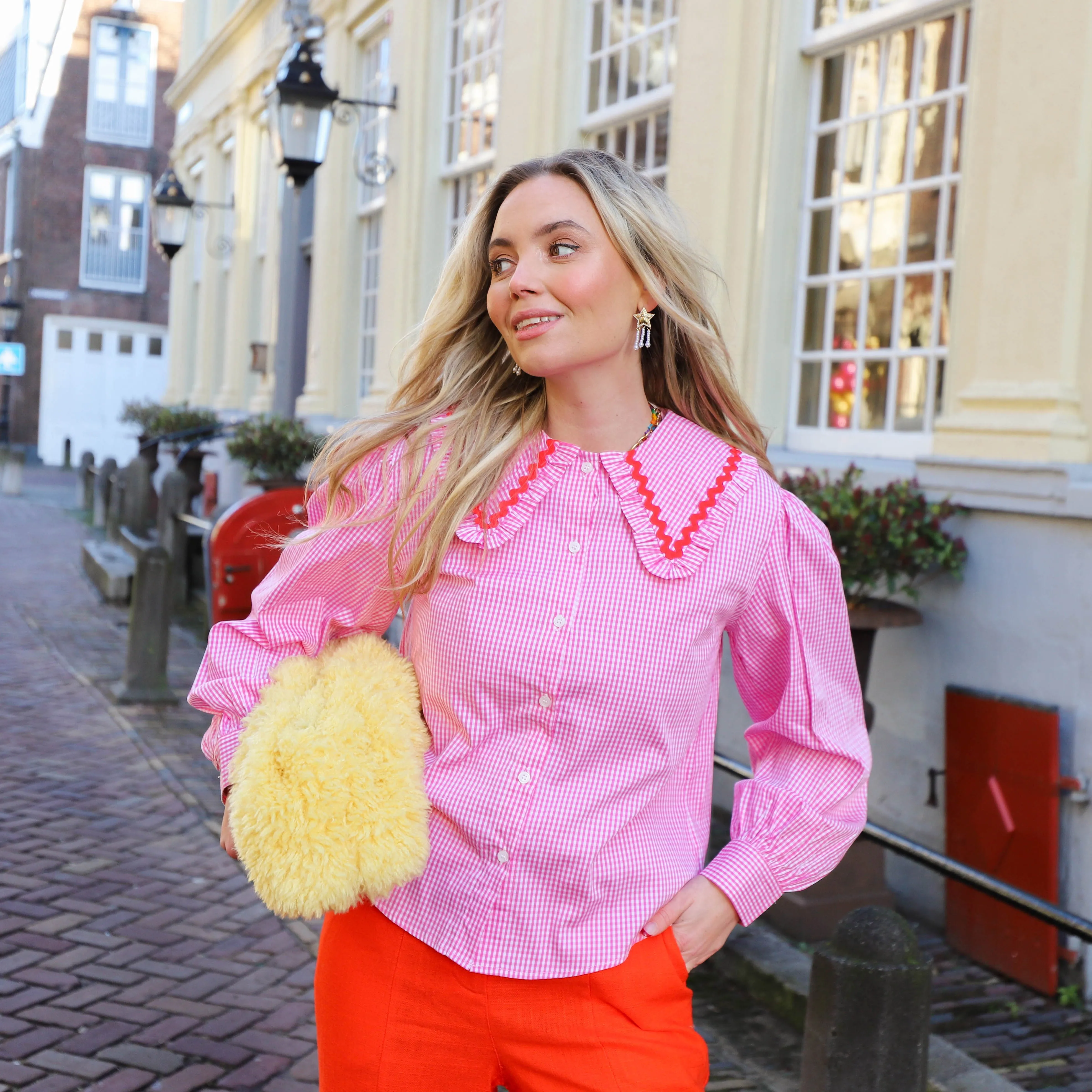 Rosie blouse roze