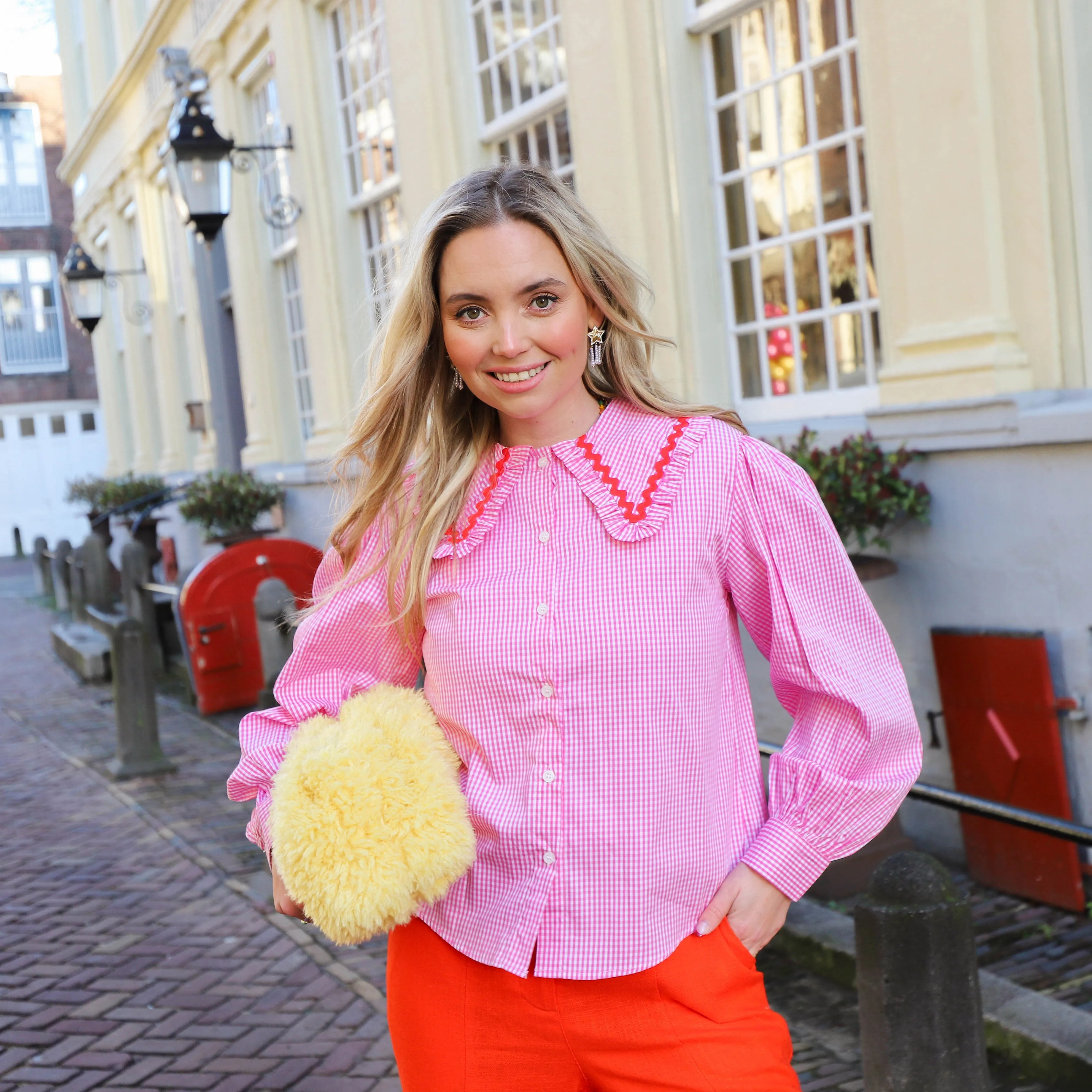 Rosie blouse roze