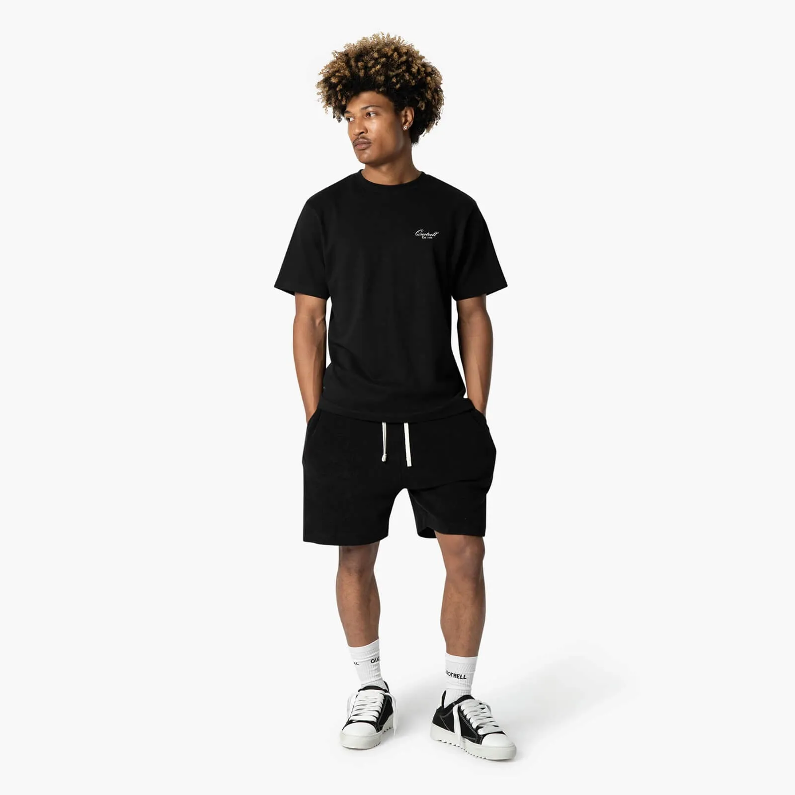 ROYAL TEE | BLACK/WHITE