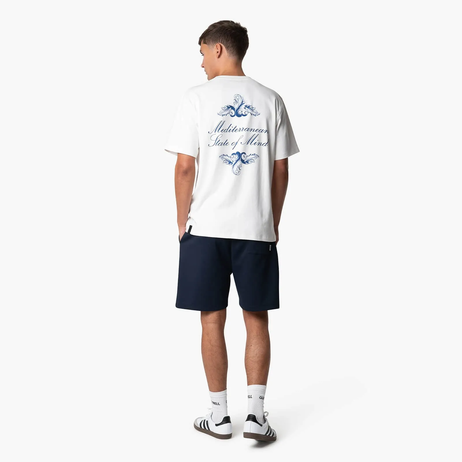 ROYAL TEE | WHITE/BLUE