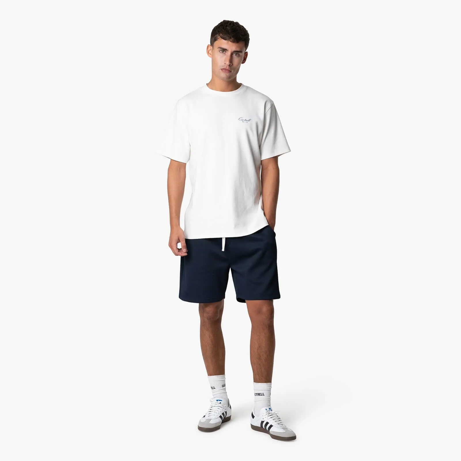 ROYAL TEE | WHITE/BLUE