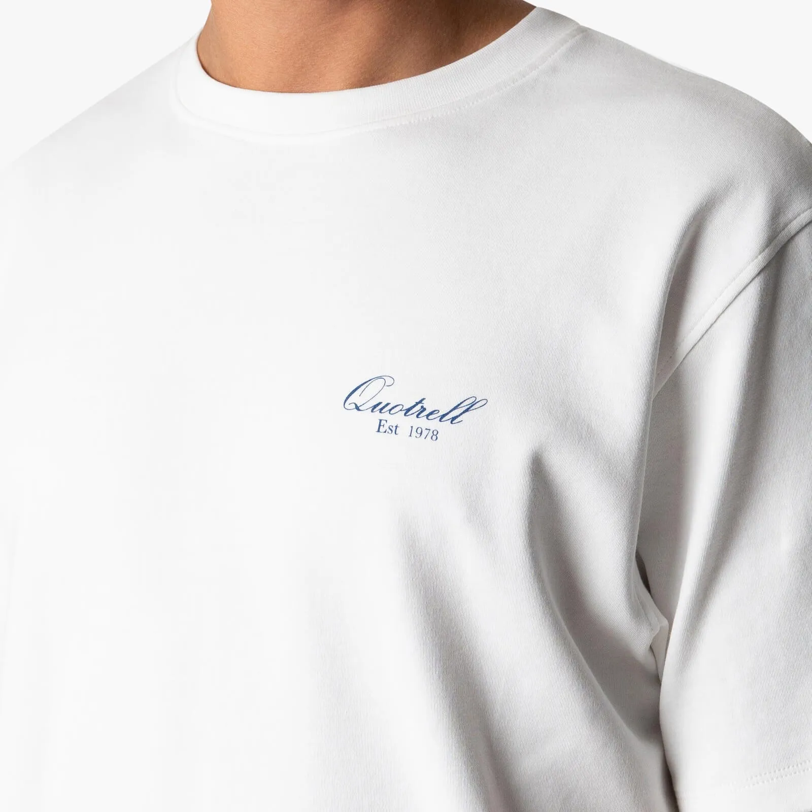 ROYAL TEE | WHITE/BLUE