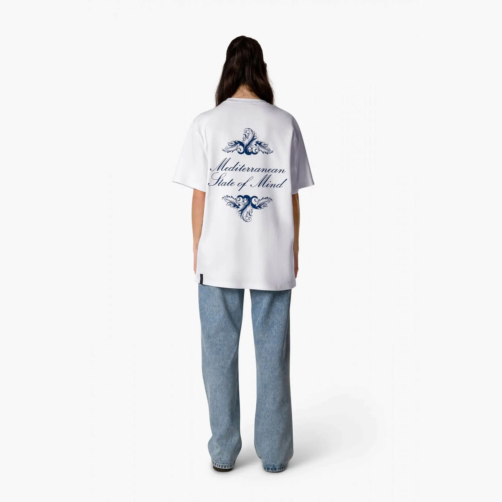 ROYAL TEE | WHITE/BLUE