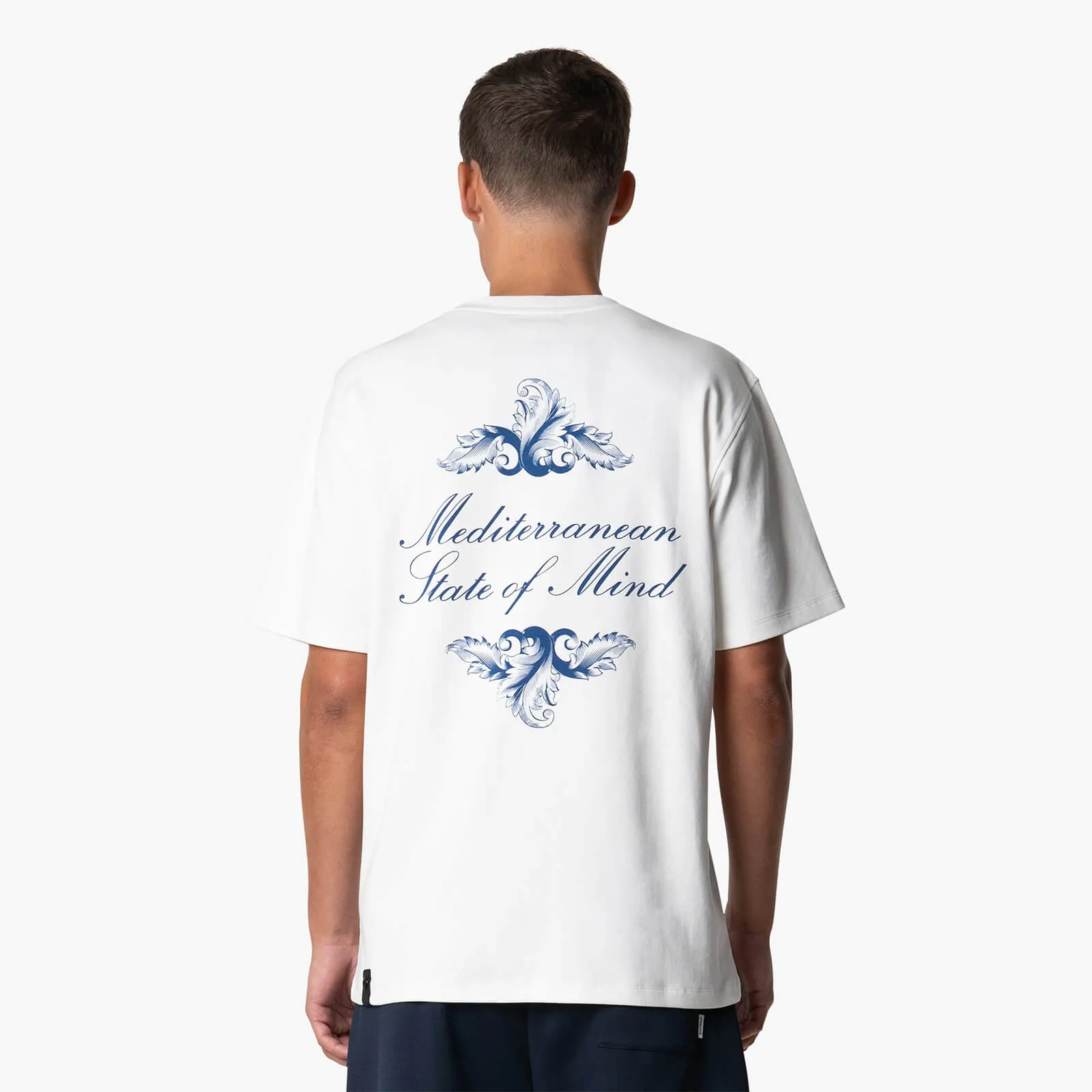 ROYAL TEE | WHITE/BLUE