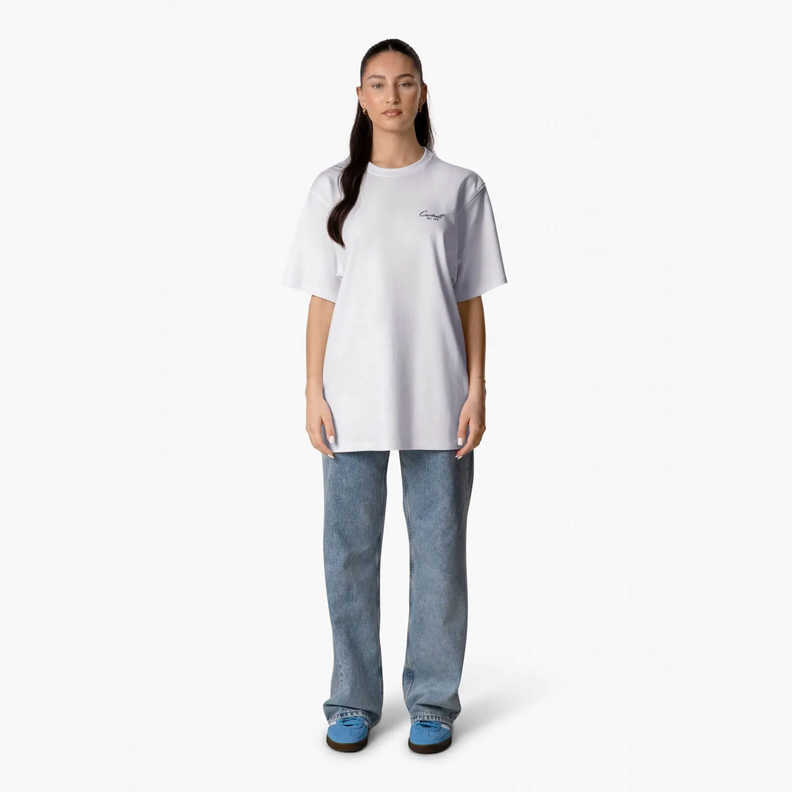 ROYAL TEE | WHITE/BLUE