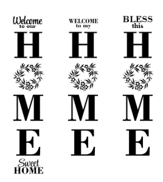 S0571 Add -ons for HOME vertical Sign