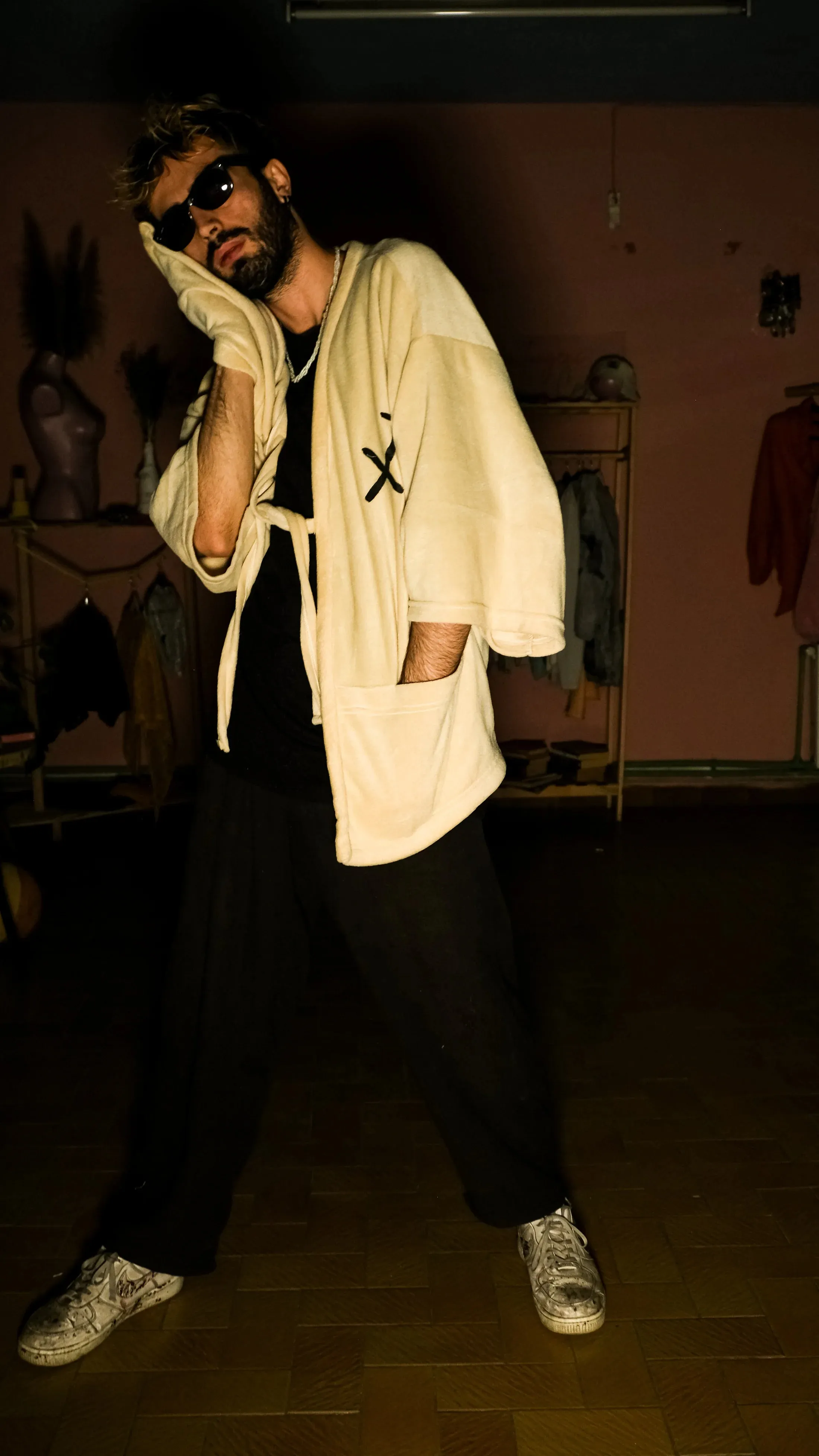 Sagittarius Polar Fleece Handmade Kimono