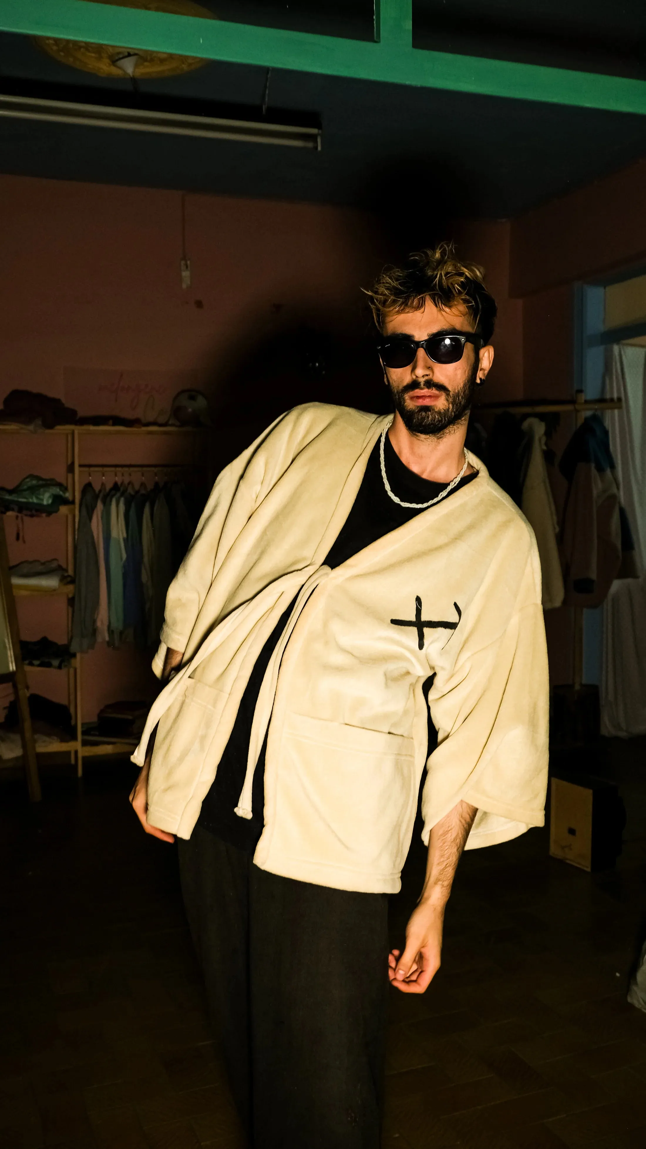 Sagittarius Polar Fleece Handmade Kimono
