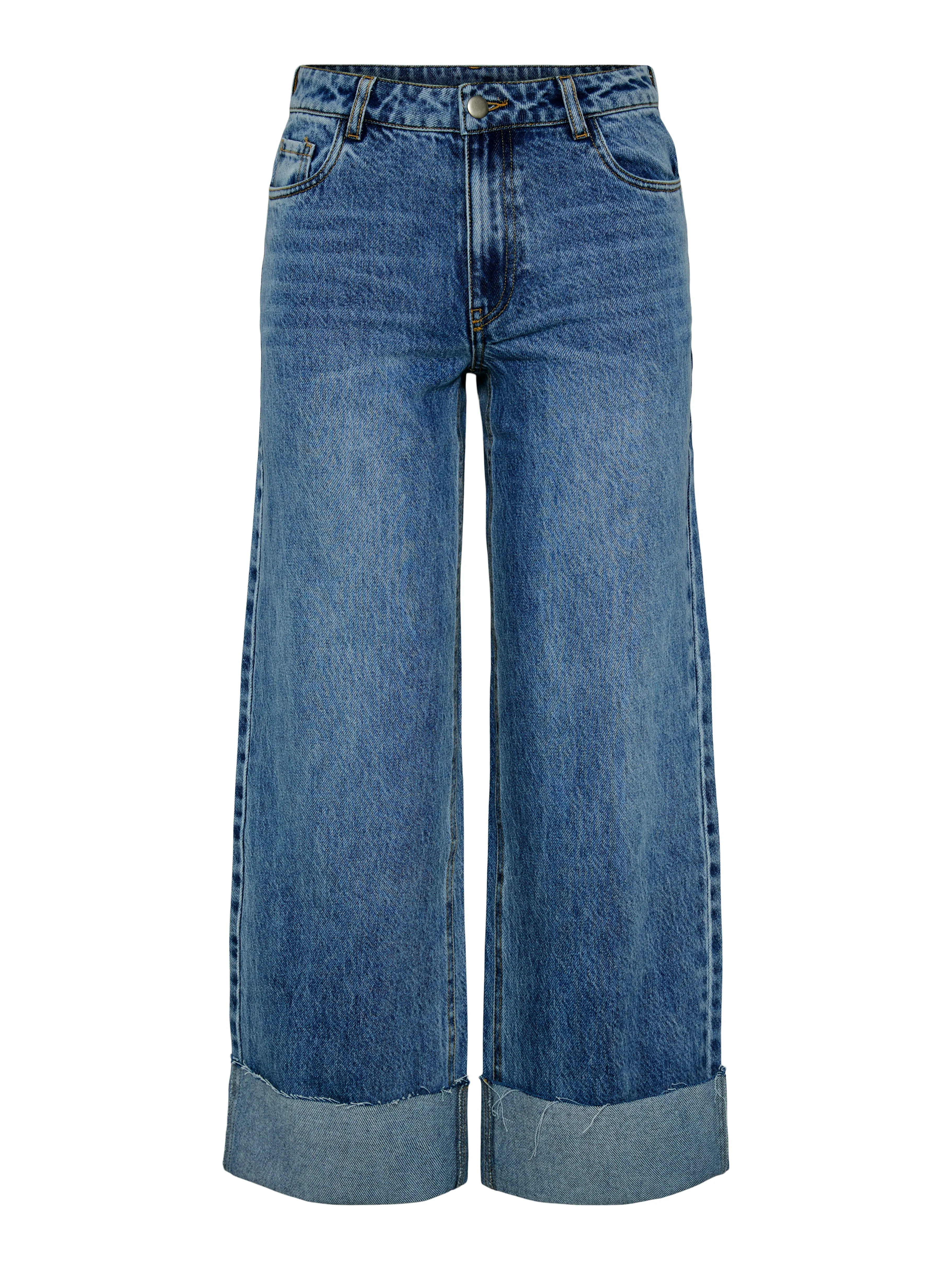 Sally wide denim jeans medium blue
