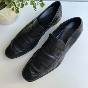 Salvatore Ferragamo🍂🍁black leather Loafers 7.5