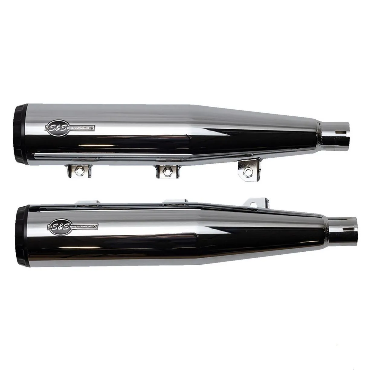S&S  GRAND NATIONAL SLIP-ONS SCOUT CHROME 2015-23 4110-156-r