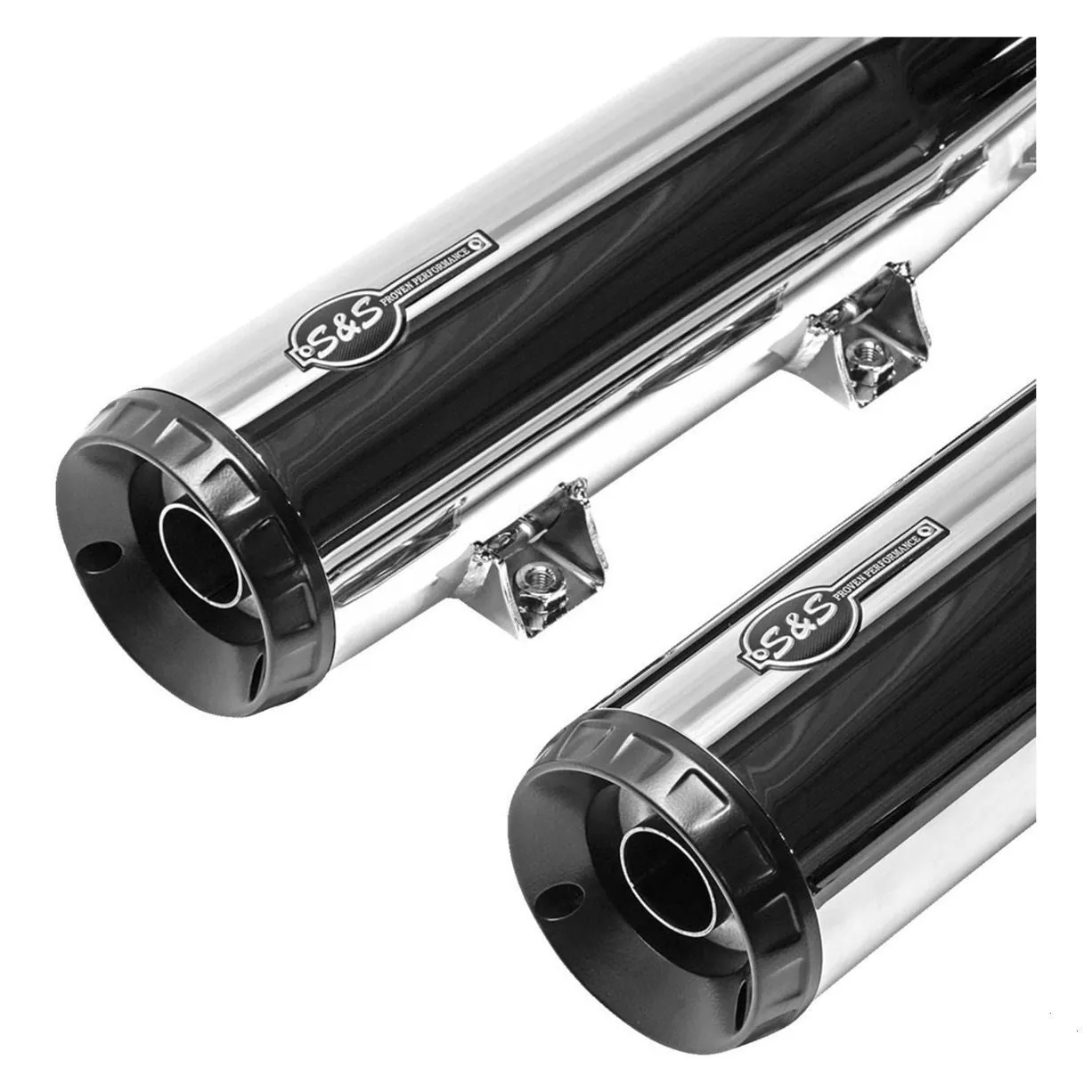 S&S  GRAND NATIONAL SLIP-ONS SCOUT CHROME 2015-23 4110-156-r