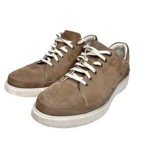 Samuel Hubbard Fast Leather Lace-Up Shoes SZ 10.5 Sneakers Taupe