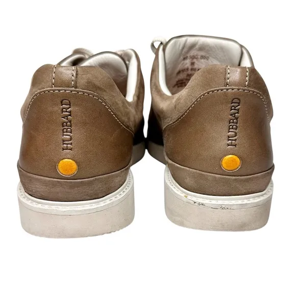 Samuel Hubbard Fast Leather Lace-Up Shoes SZ 10.5 Sneakers Taupe