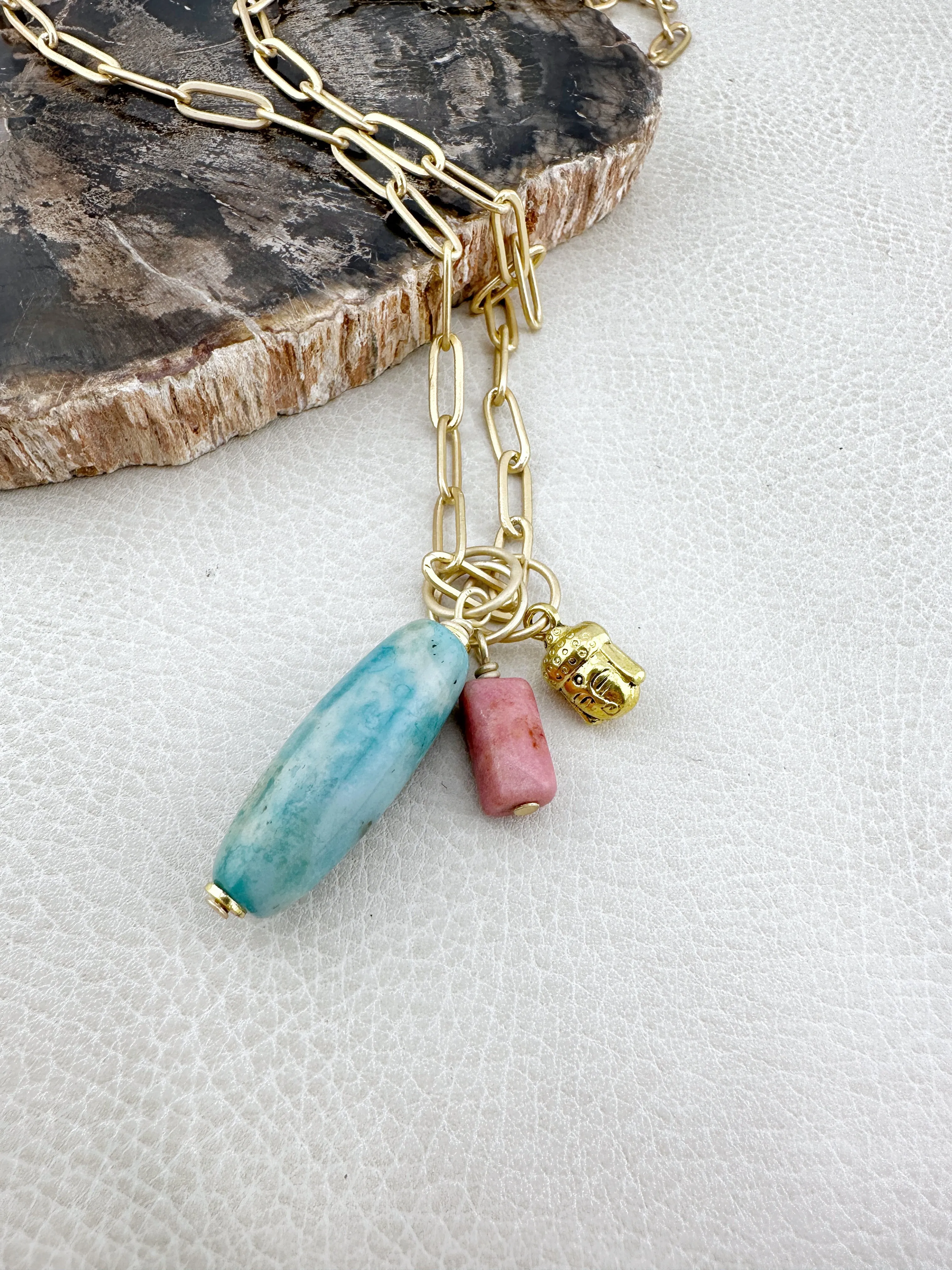 Sea Blue Crazy Lace Agate(L)