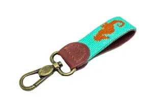 SEAHORSE NEEDLEPOINT KEY FOB™
