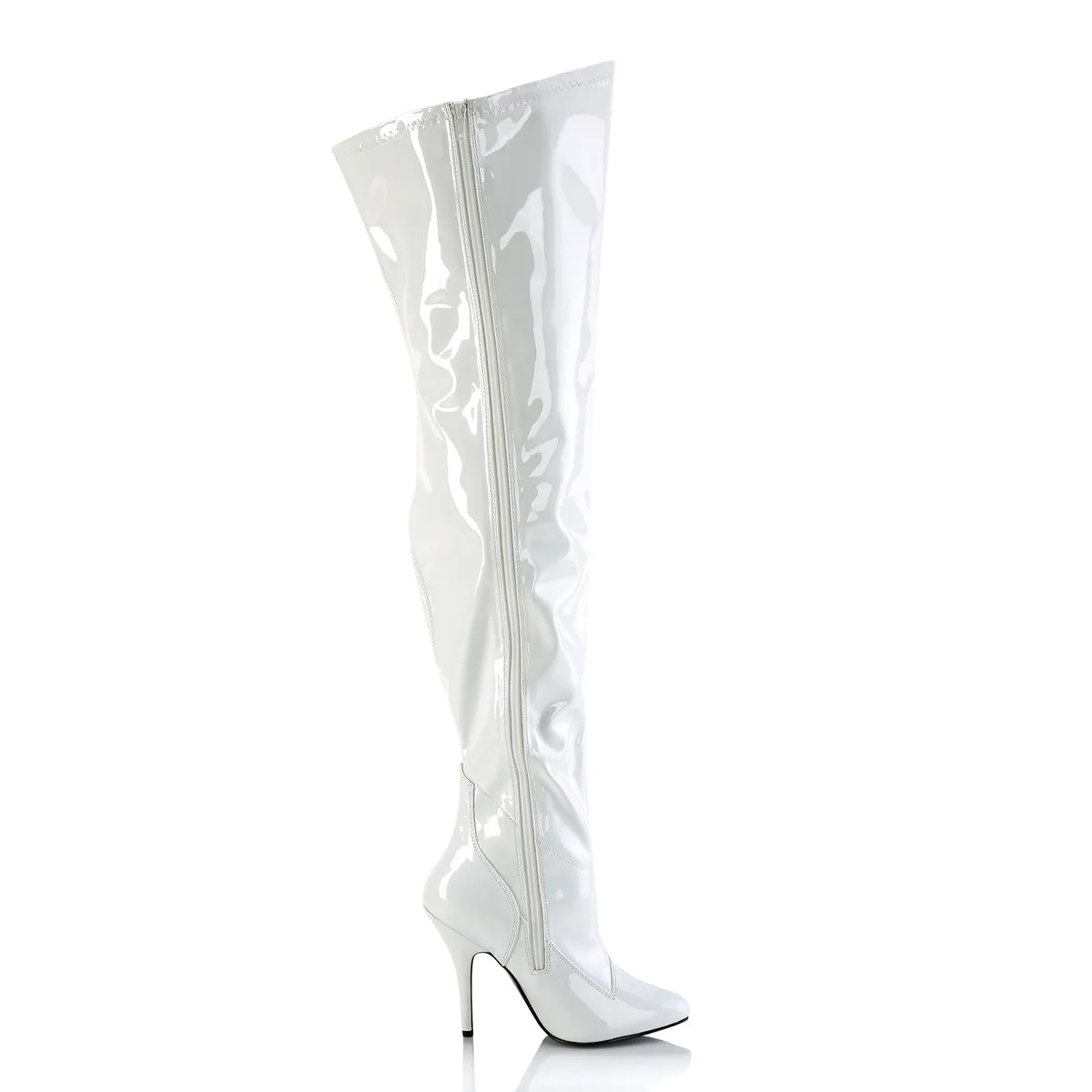 SEDUCE-3000WC  White Stretch Patent
