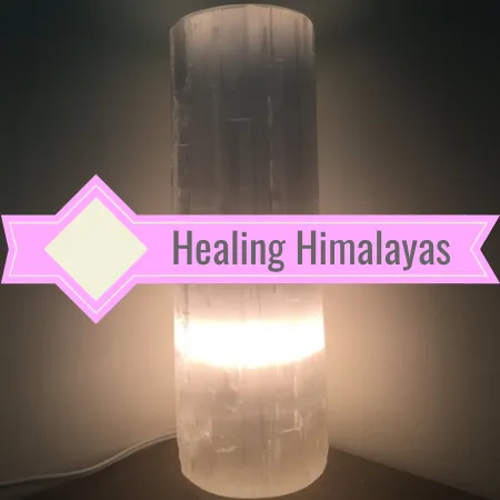 Selenite Flat Top Lamp
