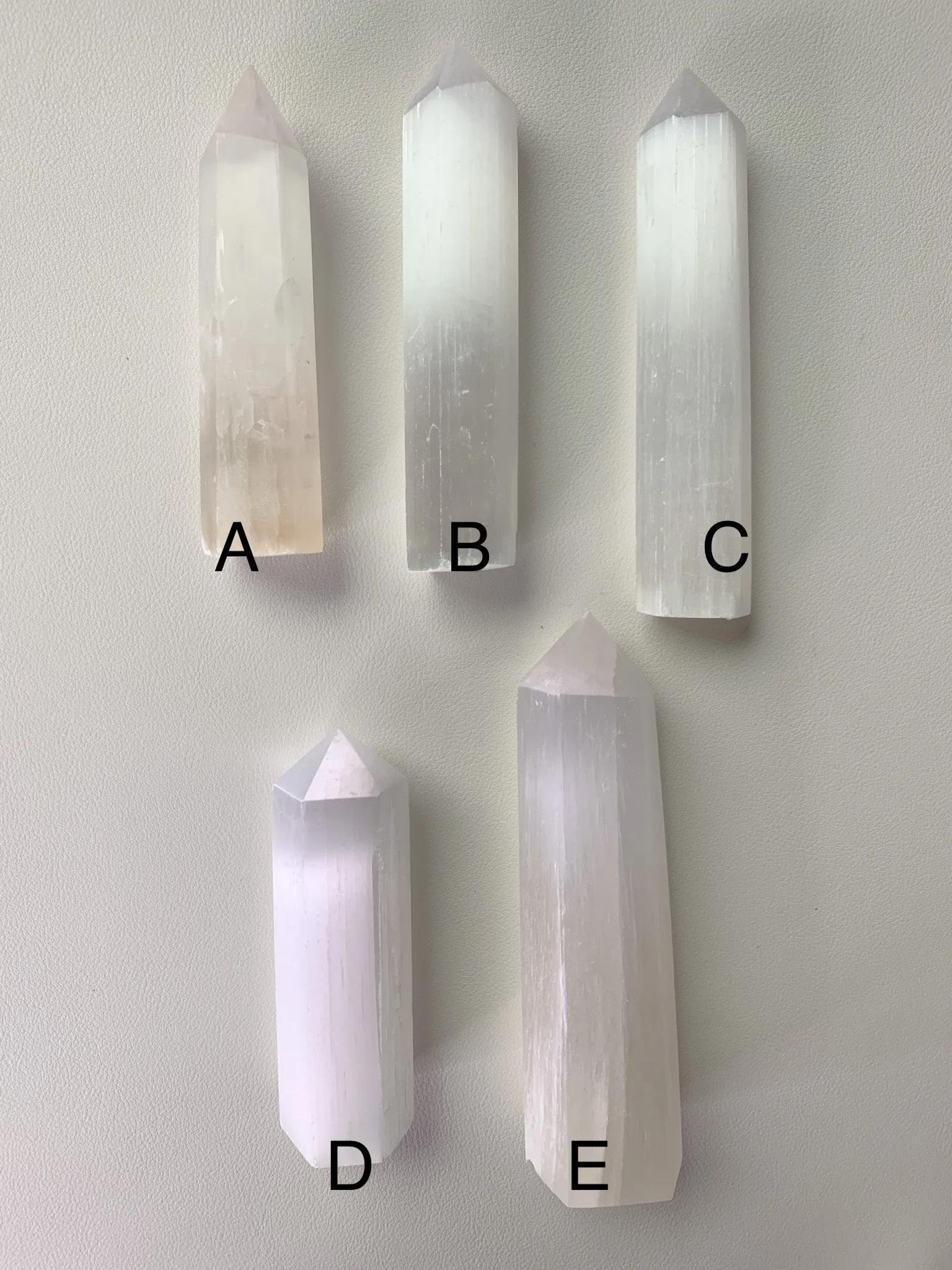 Selenite (Satin Spar) Points