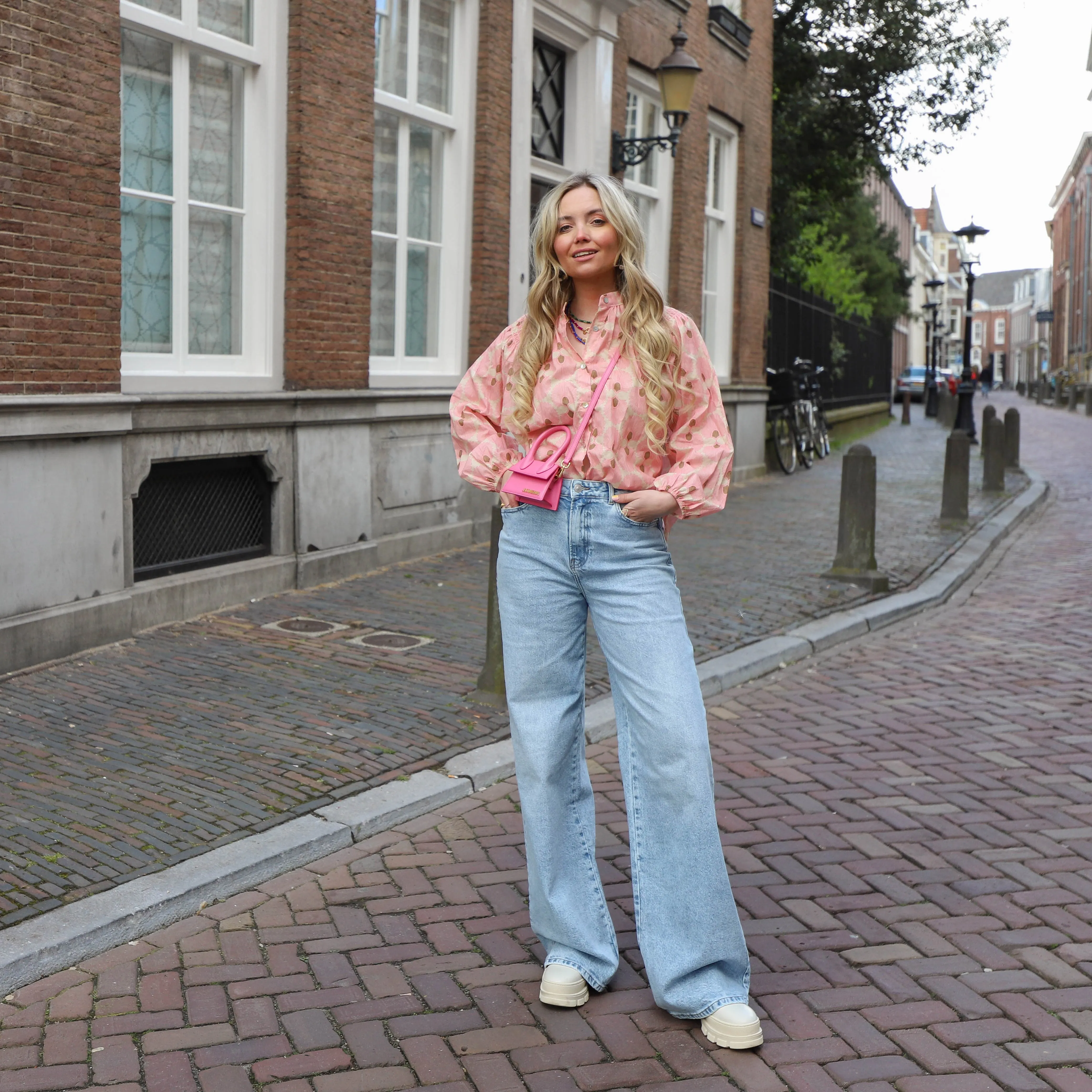Selma wide jeans light blue