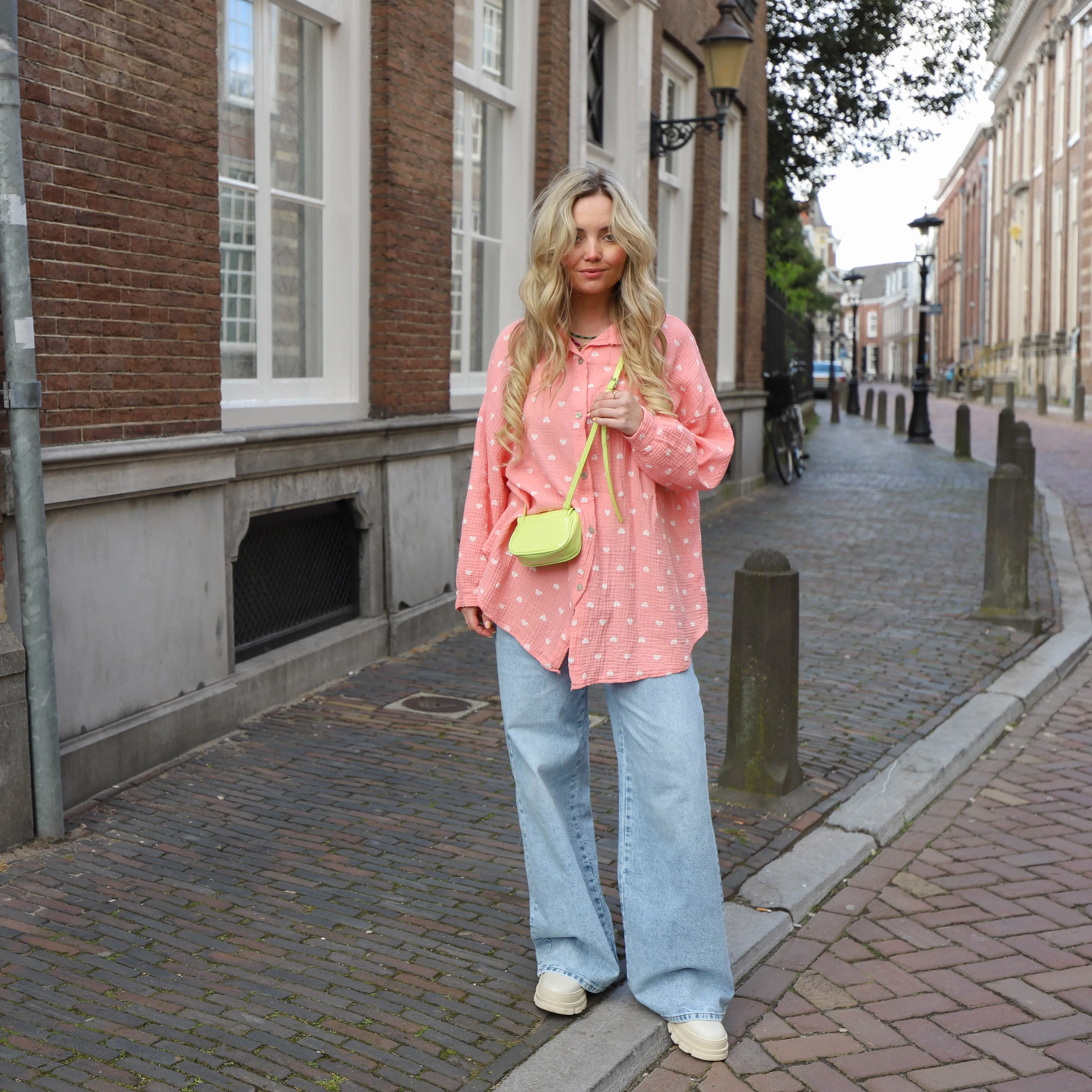 Selma wide jeans light blue