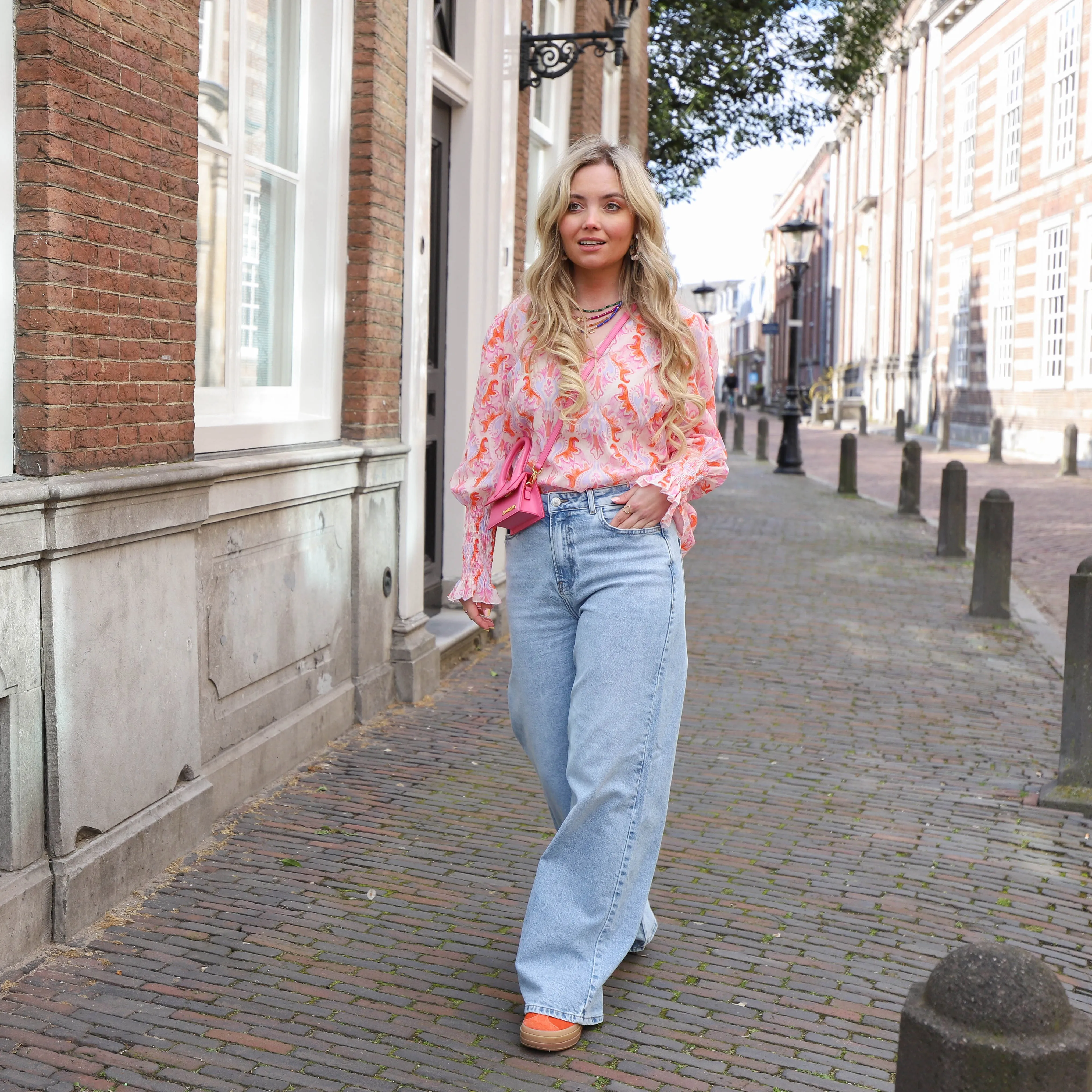 Selma wide jeans light blue