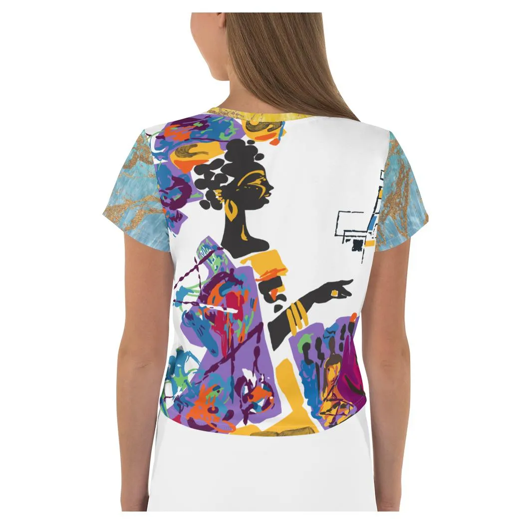 Senegalese AOP Crop Top