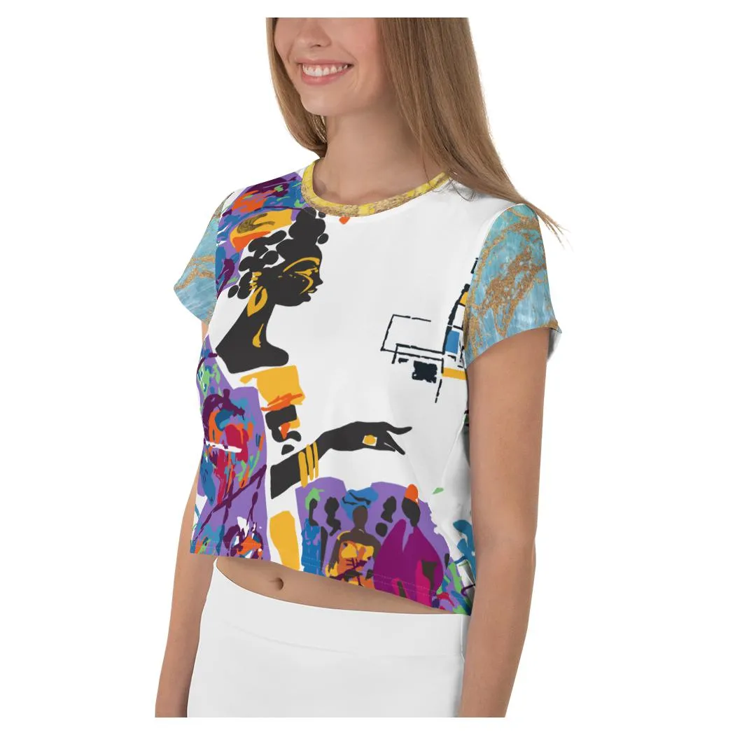 Senegalese AOP Crop Top
