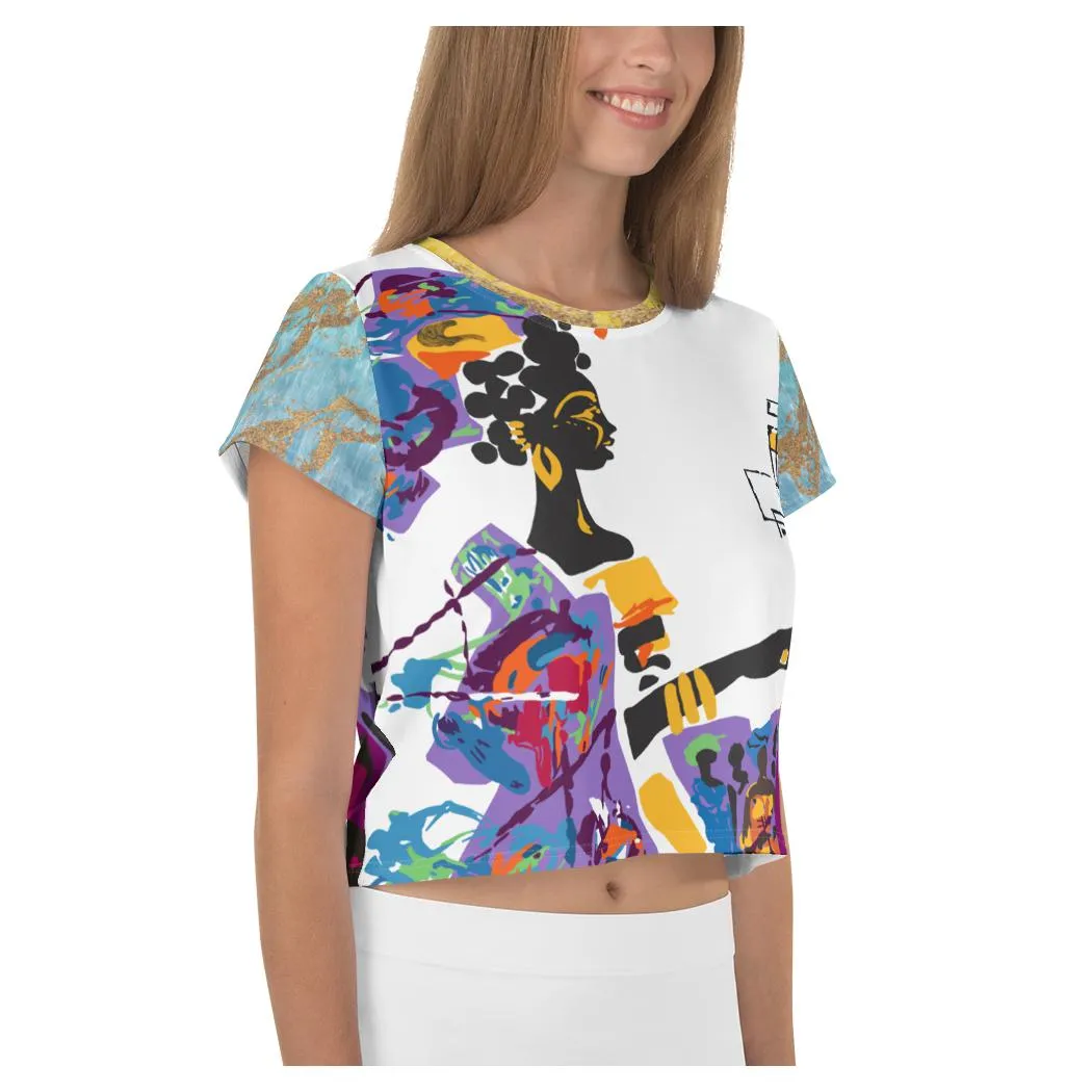Senegalese AOP Crop Top