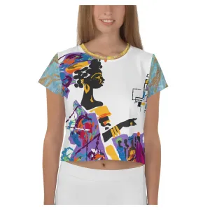 Senegalese AOP Crop Top