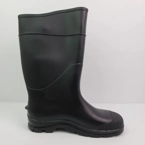 Servus Mens Size 11 Black Rubber Steel Toe Safety Work Boots ASTM F2413-18