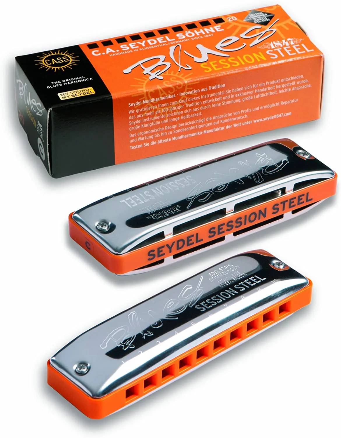 Seydel Blues SESSION STEEL Diatonic Harmonica