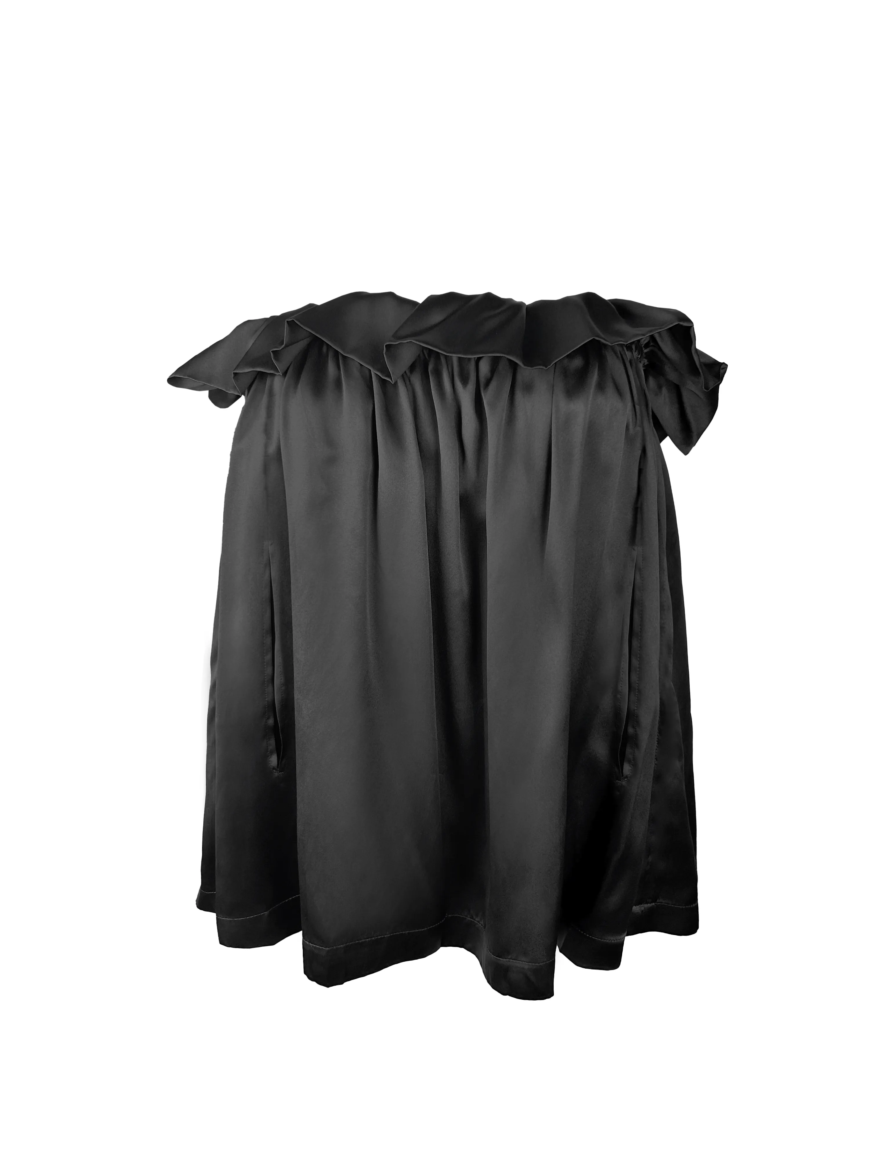 Sheering Cape Top - Black