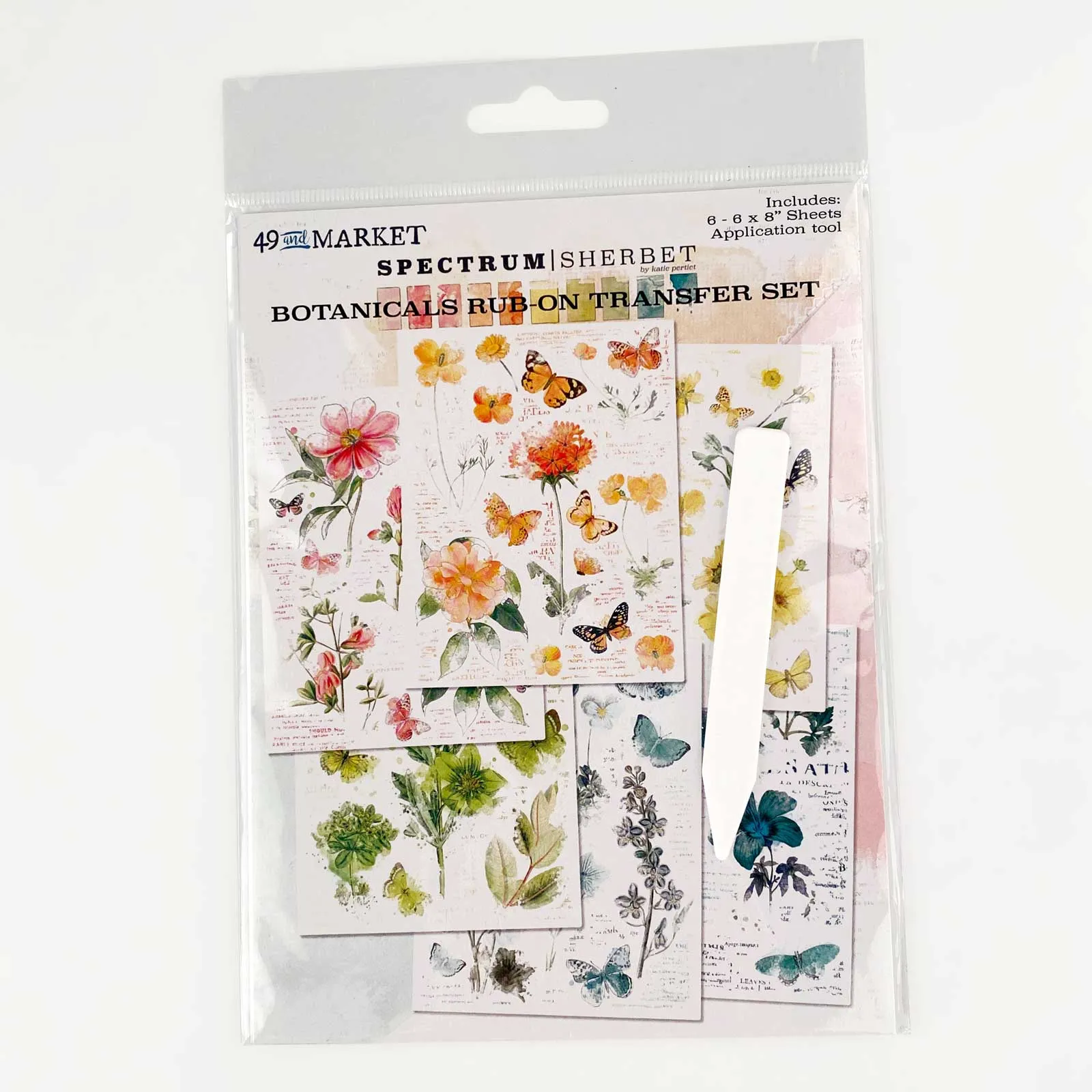 Sherbet Botanical Rub-ons ss36387 49 and market