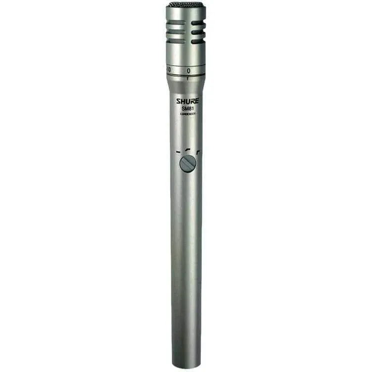 Shure SM81-LC Small-diaphragm Condenser Microphone - Silver