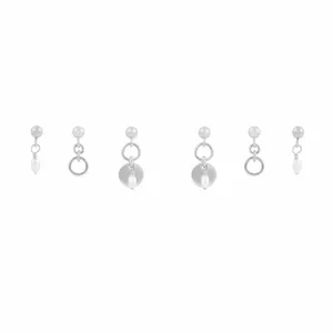 Sia Earring Bundle  - Silver
