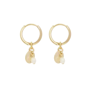 Sia Mini Hoop Earrings - Gold