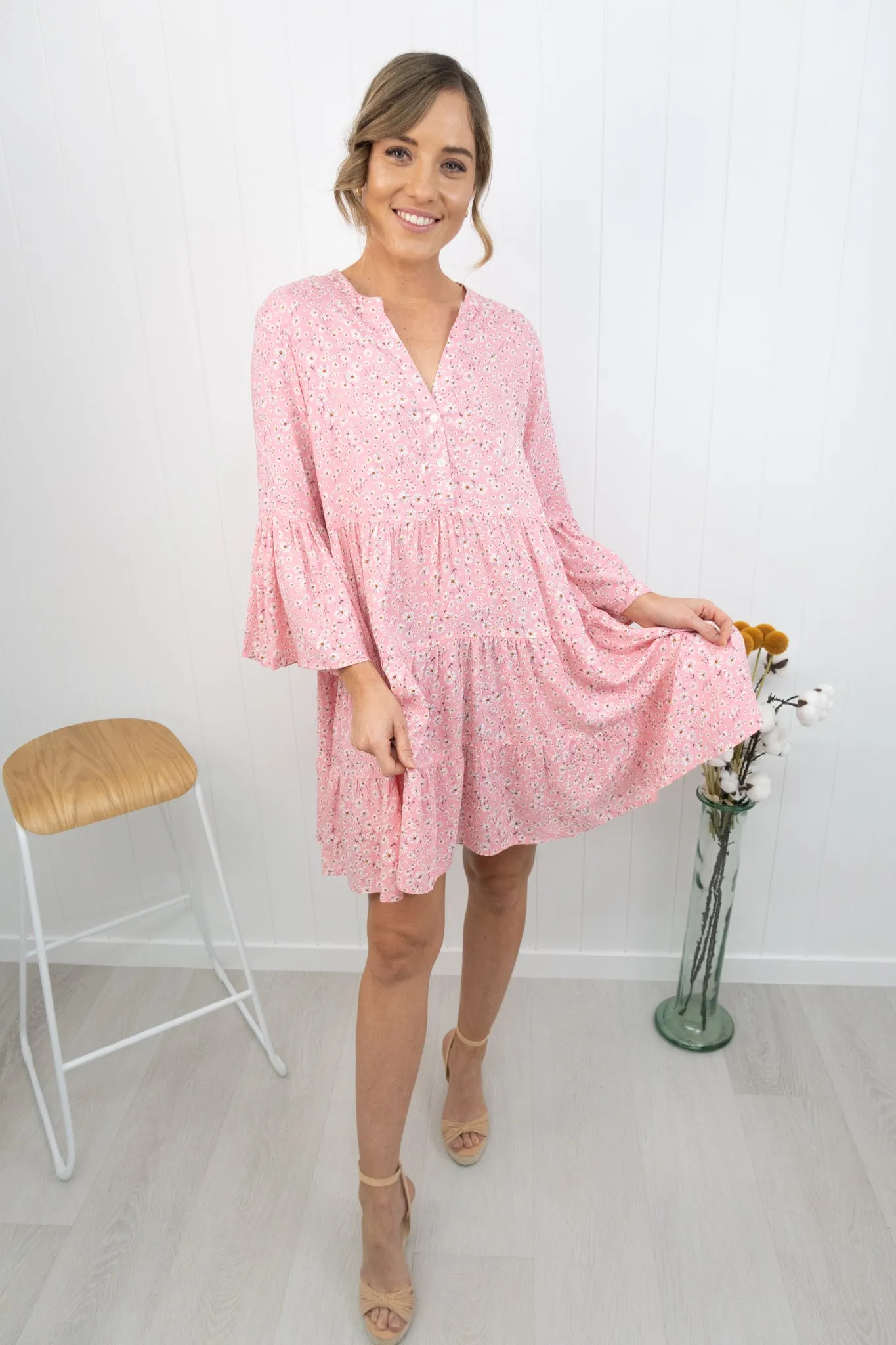 Sienna Dress -Pink