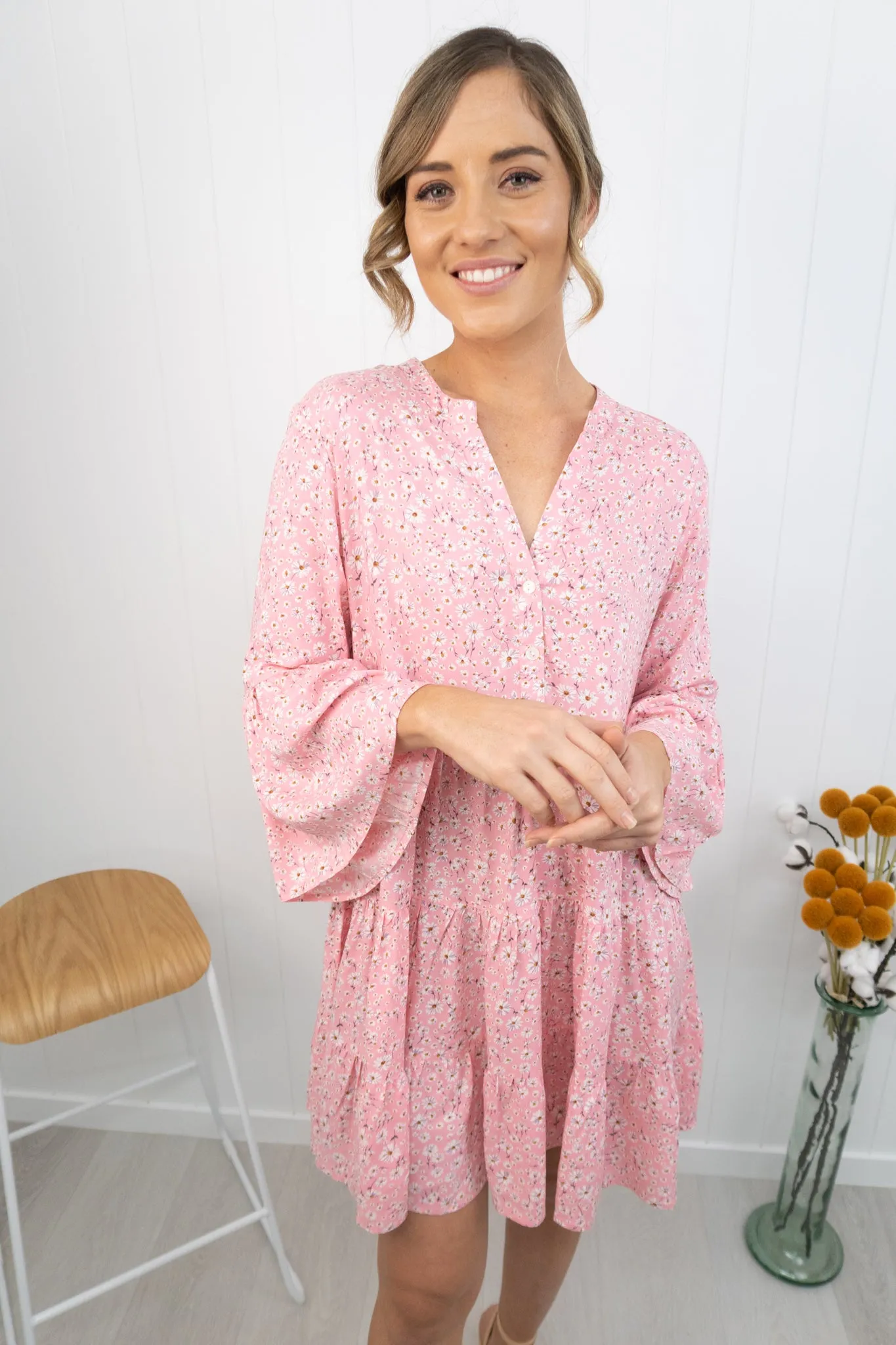 Sienna Dress -Pink