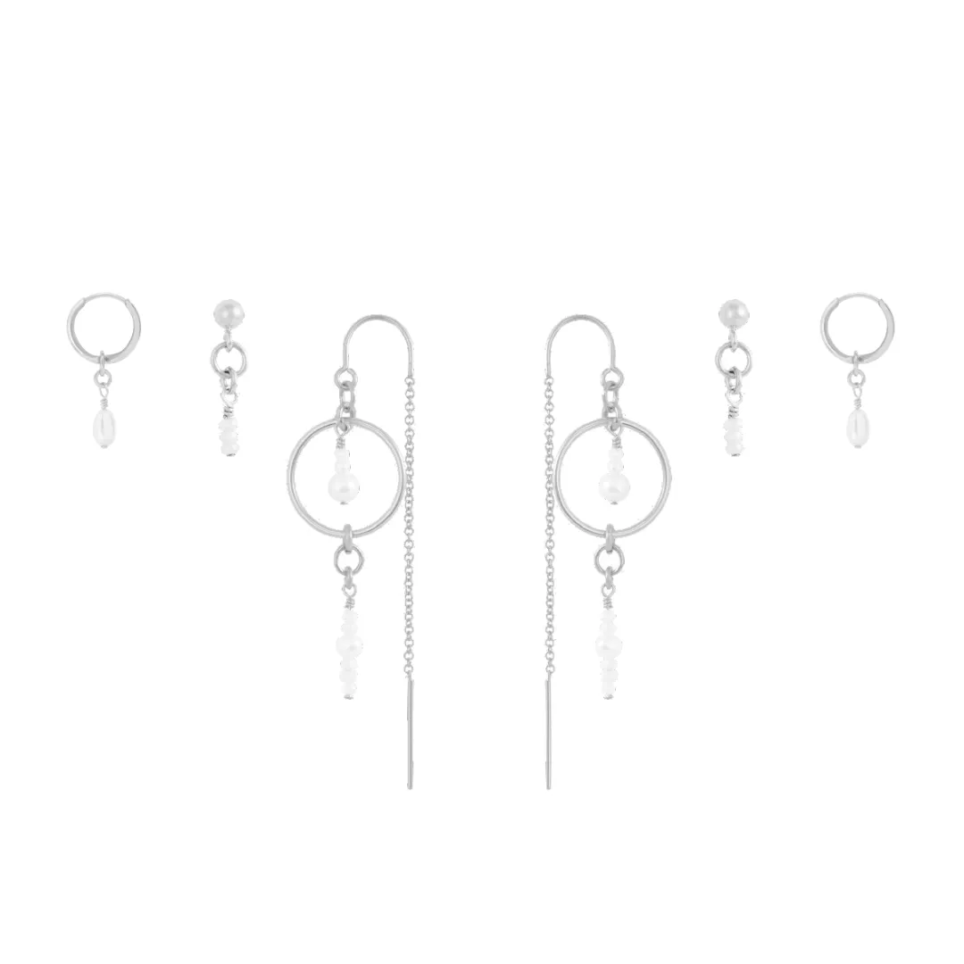 Sierra Earring Bundle  - Silver