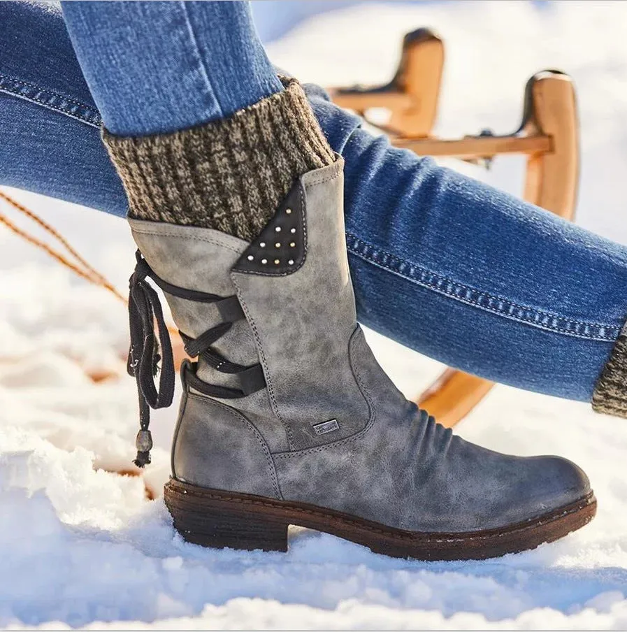 Sierra | Winter Lace-Up Boots
