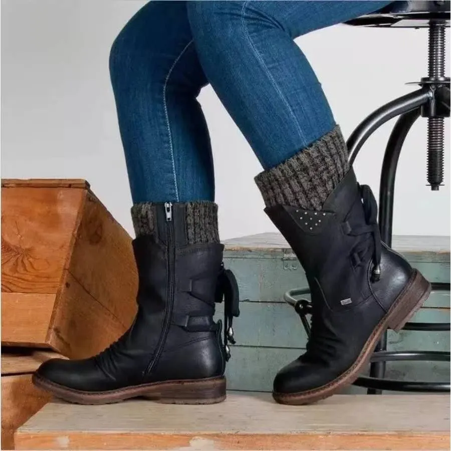Sierra | Winter Lace-Up Boots