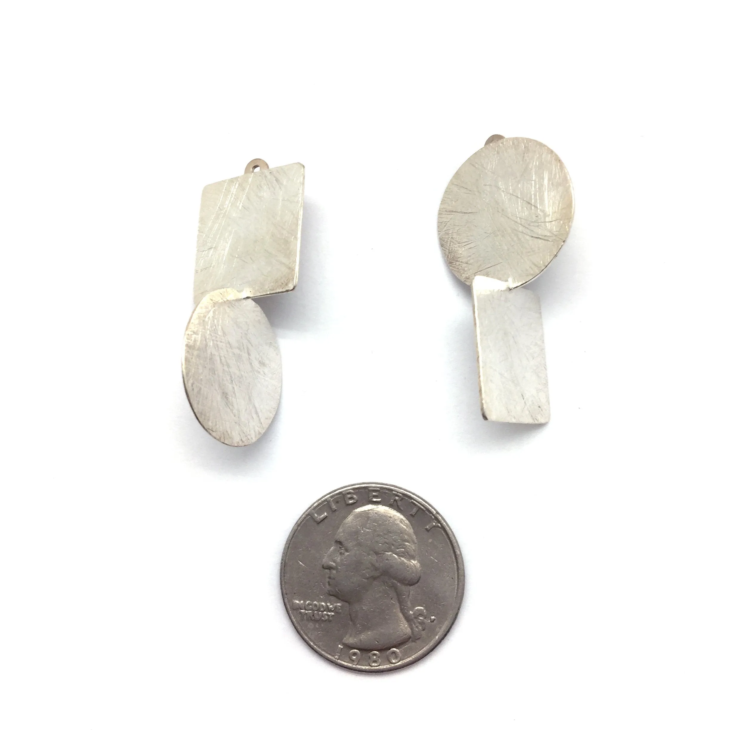 Silver Axis Clip-Ons - Large