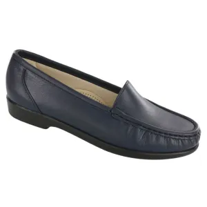 Simplify Slip On Loafer - Navy - Women's