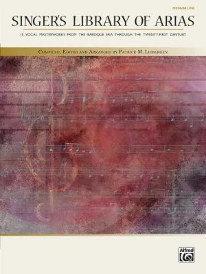 Singer's Library of Arias - Book & CD