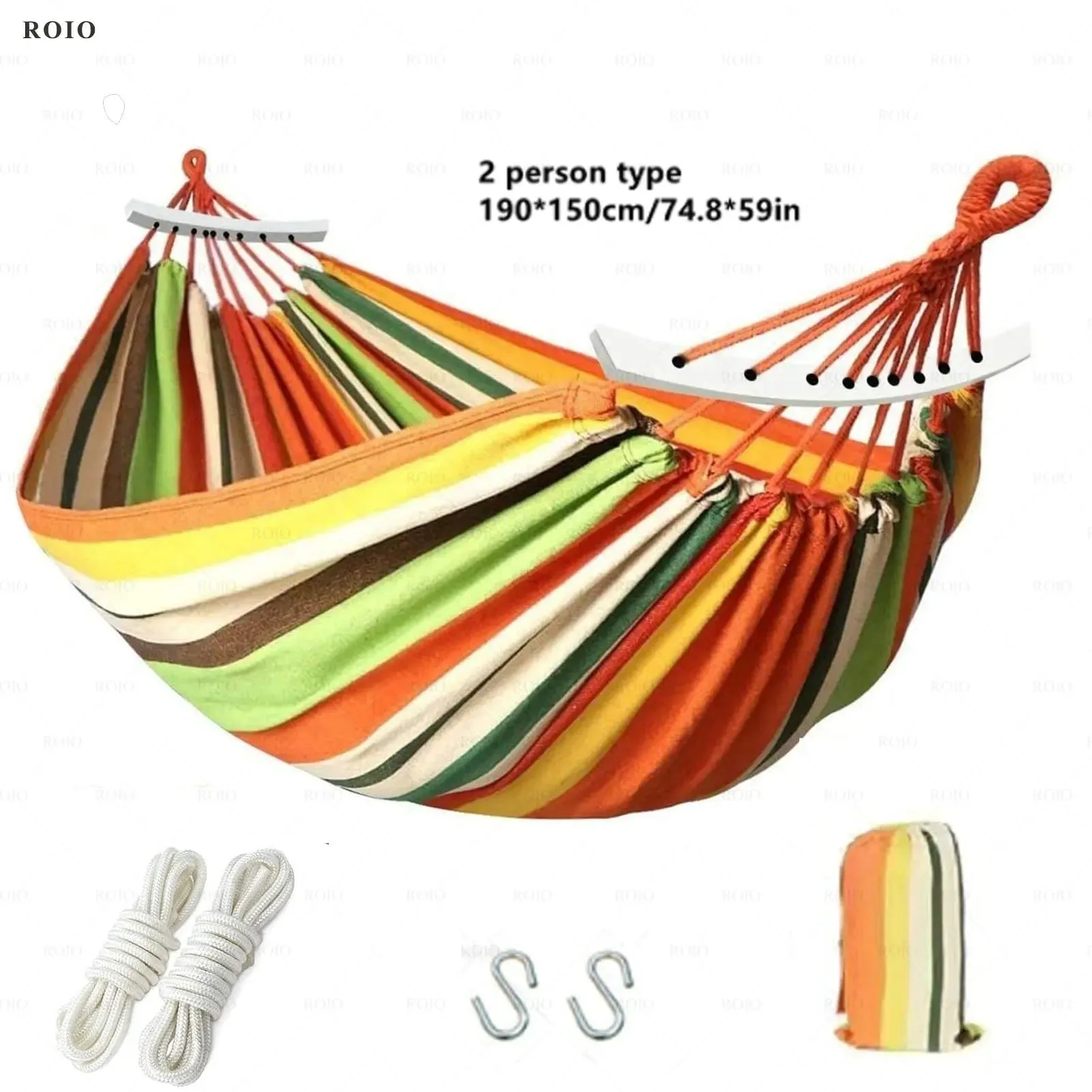 Single Person Thickened Durable Fabric Hammock