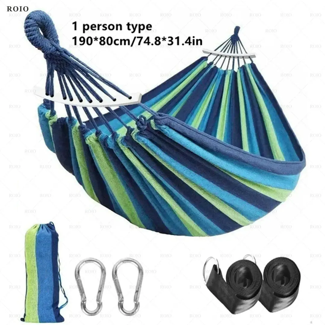 Single Person Thickened Durable Fabric Hammock