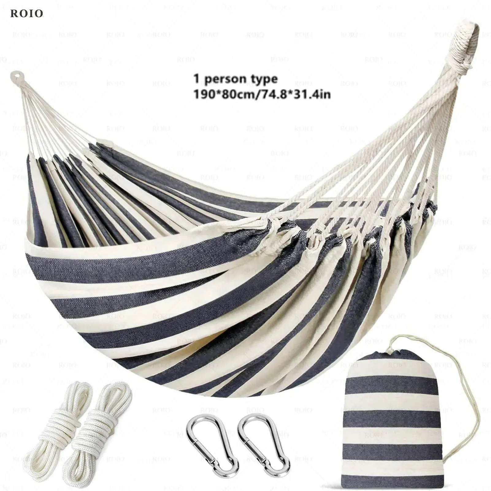 Single Person Thickened Durable Fabric Hammock