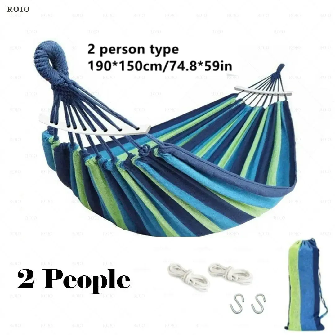 Single Person Thickened Durable Fabric Hammock