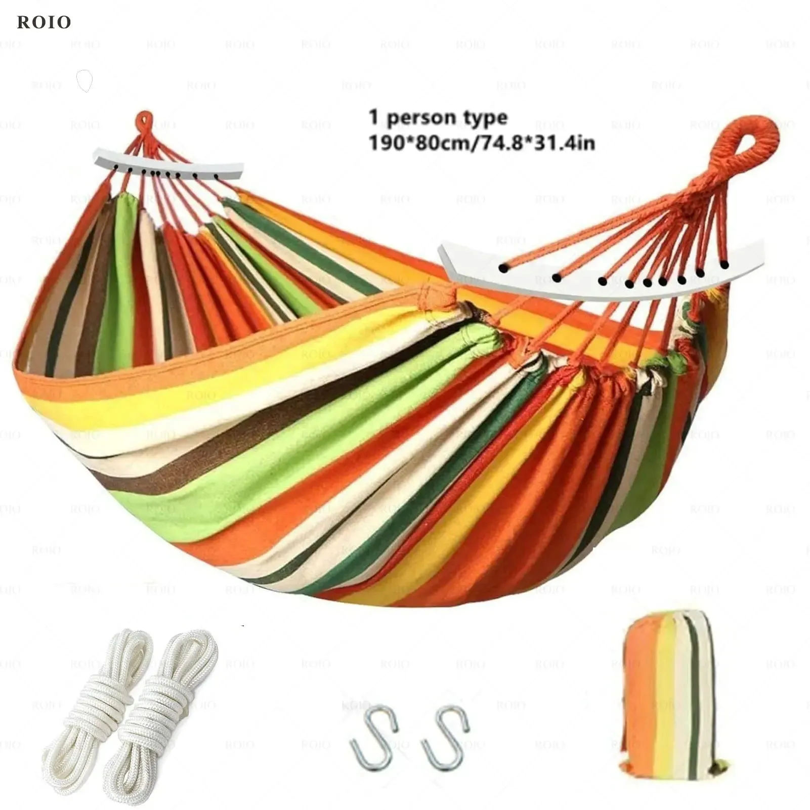 Single Person Thickened Durable Fabric Hammock